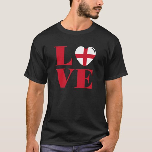 Ik hou van Engeland T-shirt (Voorkant)