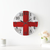 Ik hou van Engeland Vlag van St. George Patriotic Grote Klok (Huis)