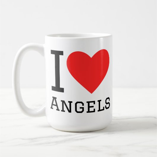 Ik hou van engelen koffiemok (Links)