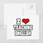 Ik hou van Engels leren Briefkaart (Voorkant / Achterkant)