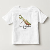 Ik hou van enorme bugs! - kinder shirts (Voorkant)