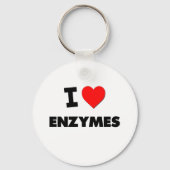 Ik hou van Enzymen Sleutelhanger (Voorkant)