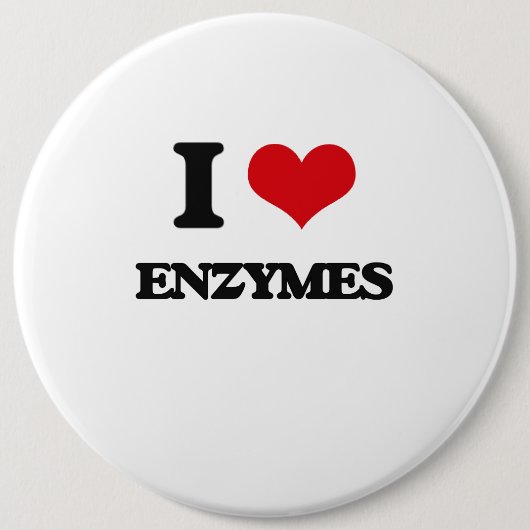 Ik hou van ENZYMES Ronde Button 6,0 Cm (Voorkant)