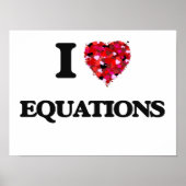 Ik hou van EQUATIES Poster (Voorkant)