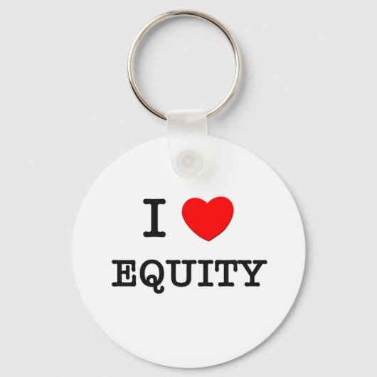 Ik hou van Equity Sleutelhanger (Voorkant)