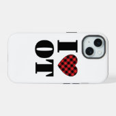 Ik hou van ergotherapie iPhone 15 case (Achterkant horizontaal)