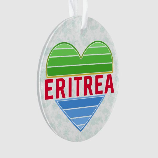 Ik hou van Eritrea, Eritrees hart Ornament (voorkant)