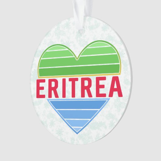 Ik hou van Eritrea, Eritrees hart Ornament (voorkant)
