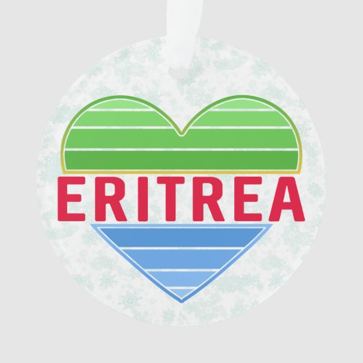 Ik hou van Eritrea, Eritrees hart Ornament (voorkant)