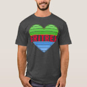 Ik hou van Eritrea, Eritrees hart T-shirt (Voorkant)