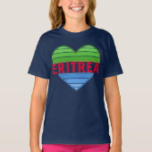 Ik hou van Eritrea, Eritrees hart T-shirt (Voorkant)