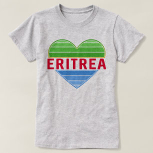 Ik hou van Eritrea, Eritrees hart T-shirt