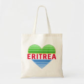 Ik hou van Eritrea, Eritrees hart Tote Bag (Voorkant)