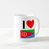 ik hou van eritrea koffiemok (Voorkant rechts)