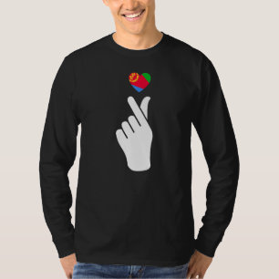 Ik hou van Eritrea met Eritrese vlag in mijn hart T-shirt