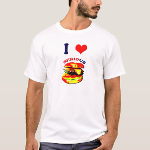 Ik hou van ernstige brandweerlieden t-shirt