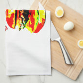Ik hou van ernstige brandweerlieden theedoek (Quarter Fold)