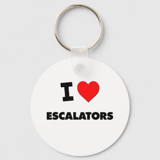 Ik hou van Escalators Sleutelhanger (Voorkant)