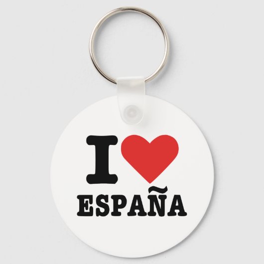 Ik hou van España - Spanje Sleutelhanger (Voorkant)