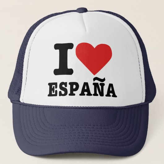 Ik hou van España - Spanje Trucker Pet (Voorkant)