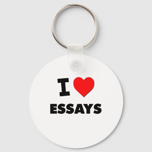 Ik hou van Essays Sleutelhanger (Voorkant)
