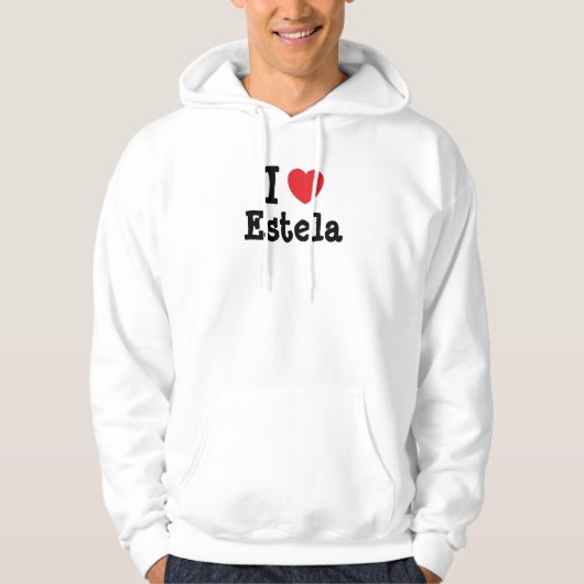 Ik hou van Estela hart T-Shirt (Voorkant)