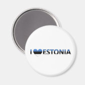 ik hou van estland magneet (Voorkant / Achterkant)