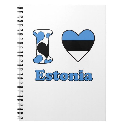 Ik hou van Estland Notitieboek (Voorkant)