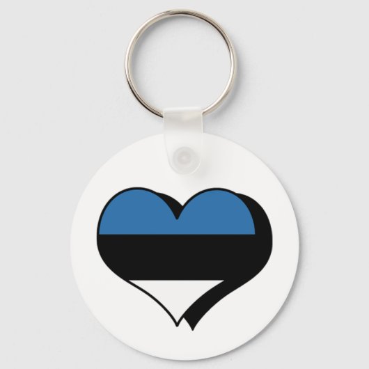 Ik hou van Estland Sleutelhanger (Voorkant)
