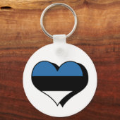 Ik hou van Estland Sleutelhanger (Voorkant)