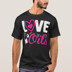 Ik hou van etherische olie. t-shirt