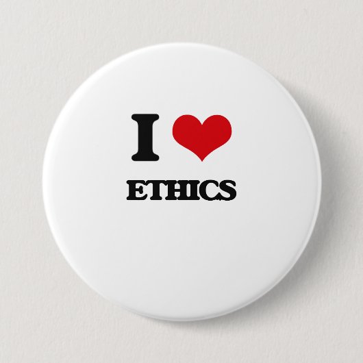 Ik hou van ETHICA Ronde Button 7,6 Cm (Voorkant)
