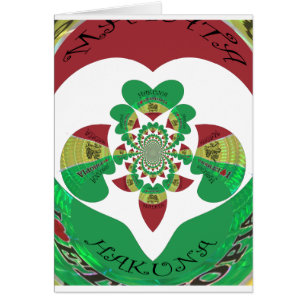 Ik hou van Ethiopia Lovely Hearts Colours