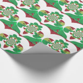 Ik hou van Ethiopia Lovely Hearts Colours Cadeaupapier (Hoek)