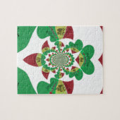 Ik hou van Ethiopia Lovely Hearts Colours Legpuzzel (Horizontaal)