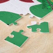 Ik hou van Ethiopia Lovely Hearts Colours Legpuzzel (Zijkant)