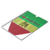 Ik hou van Ethiopia Lovely Hearts Colours Notitieboek (Linkerzijde)
