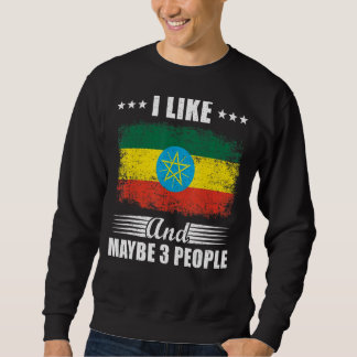 Ik hou van Ethiopië en misschien drie mensen vlieg Trui