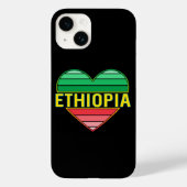 Ik hou van Ethiopië, Ethiopisch hart Case-Mate iPhone Case (Achterkant)