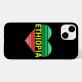 Ik hou van Ethiopië, Ethiopisch hart Case-Mate iPhone Case (Achterkant (horizontaal))
