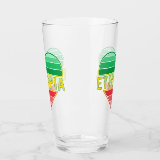 Ik hou van Ethiopië, Ethiopisch hart Glas (Links)