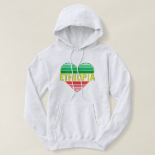 Ik hou van Ethiopië, Ethiopisch hart Hoodie