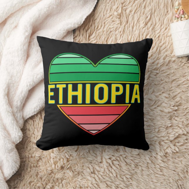 Ik hou van Ethiopië, Ethiopisch hart Kussen (Deken)