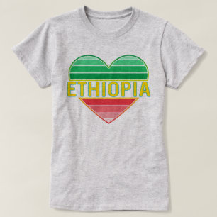 Ik hou van Ethiopië, Ethiopisch hart T-shirt