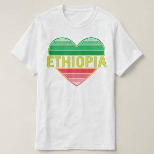 Ik hou van Ethiopië, Ethiopisch hart T-shirt