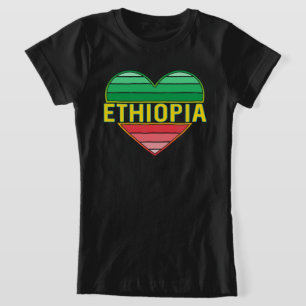 Ik hou van Ethiopië, Ethiopisch hart T-shirt