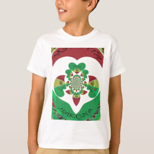 Ik hou van Ethiopië Kaleidoscoop – Hartelijke Rast T-shirt