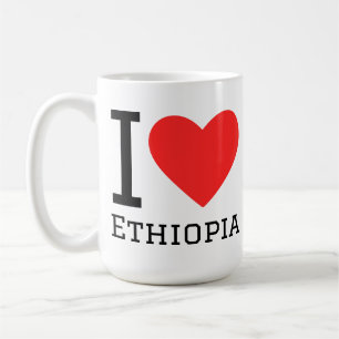 Ik hou van Ethiopië  Koffiemok