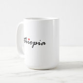 Ik hou van Ethiopië Koffiemok (Voorkant links)