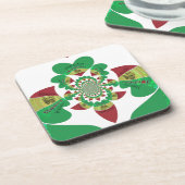 Ik hou van Ethiopië - Oprechte Rasta-kunst Drankjes Onderzetter (Linkerzijde)